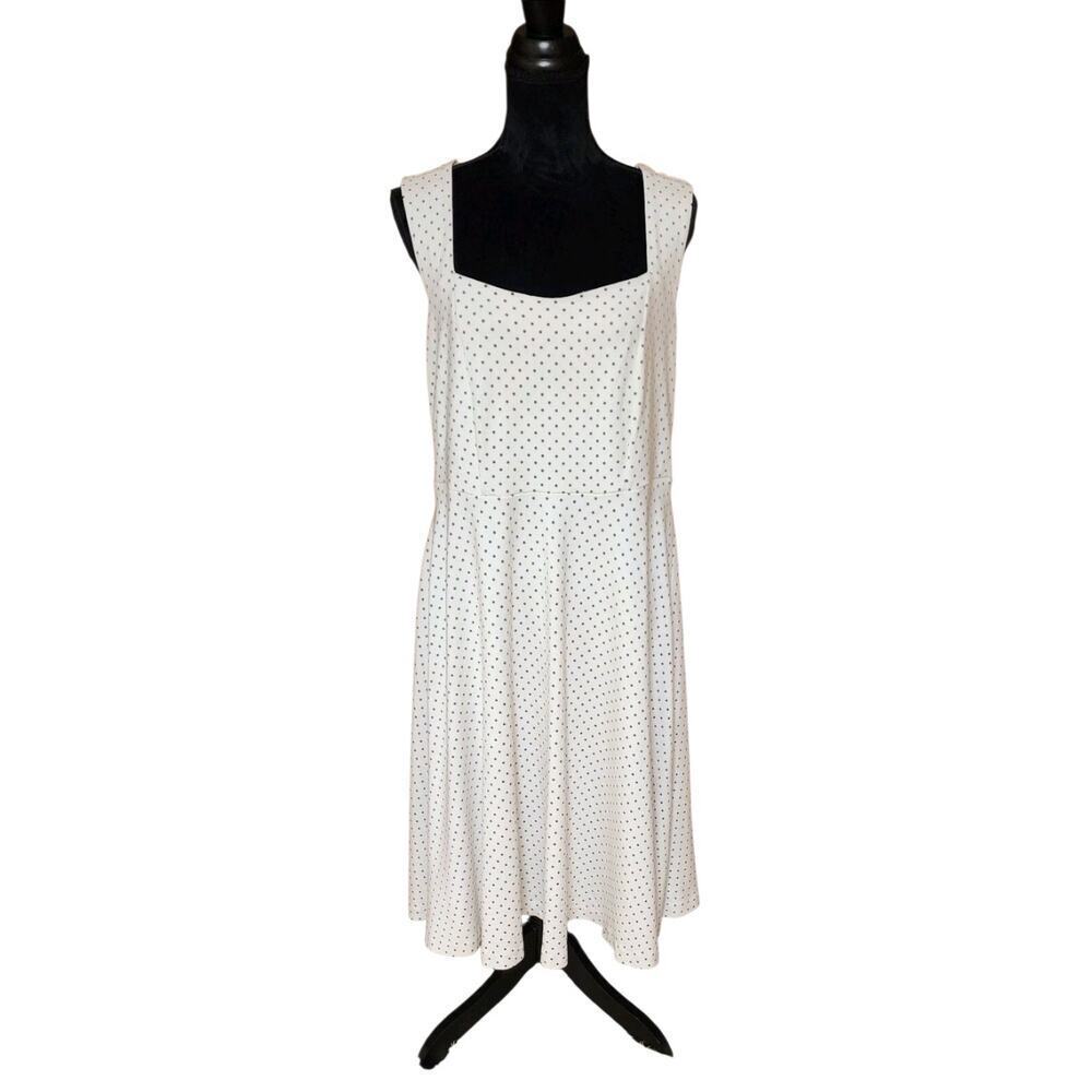 Torrid White Polka Dot Swing Sweetheart Plus Size 16 Vintage Inspired Dress - Picture 2 of 6